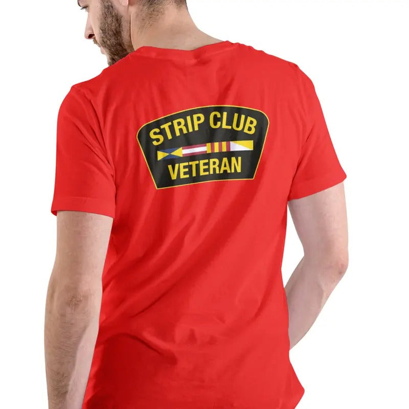 STRIP CLUB VETERAN T Shirt, Unisex Cotton Man Menswear Hoodie, Sweatshirt | UrbanDripWear.com