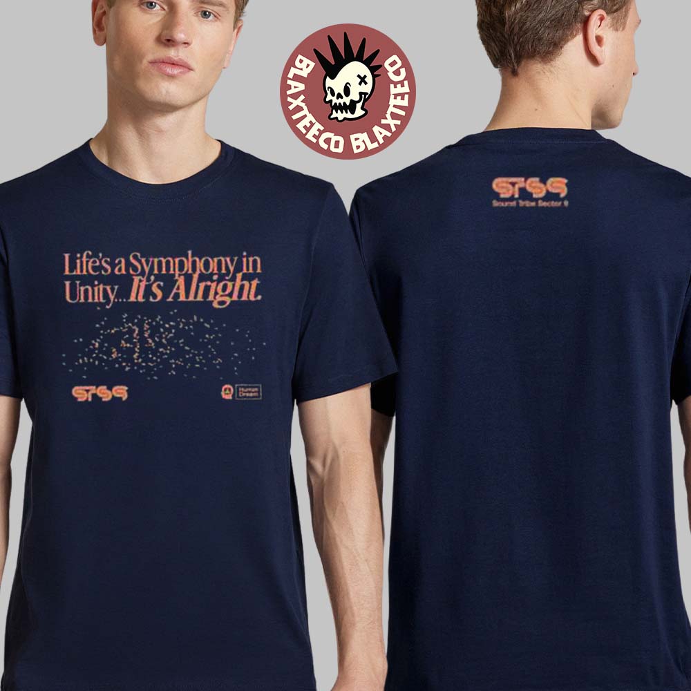 STS9 Sound Tribe Sector Nine Human Dream Tour 2026 New Orleans And Austin Merch Life’s A Symphony T-Shirt