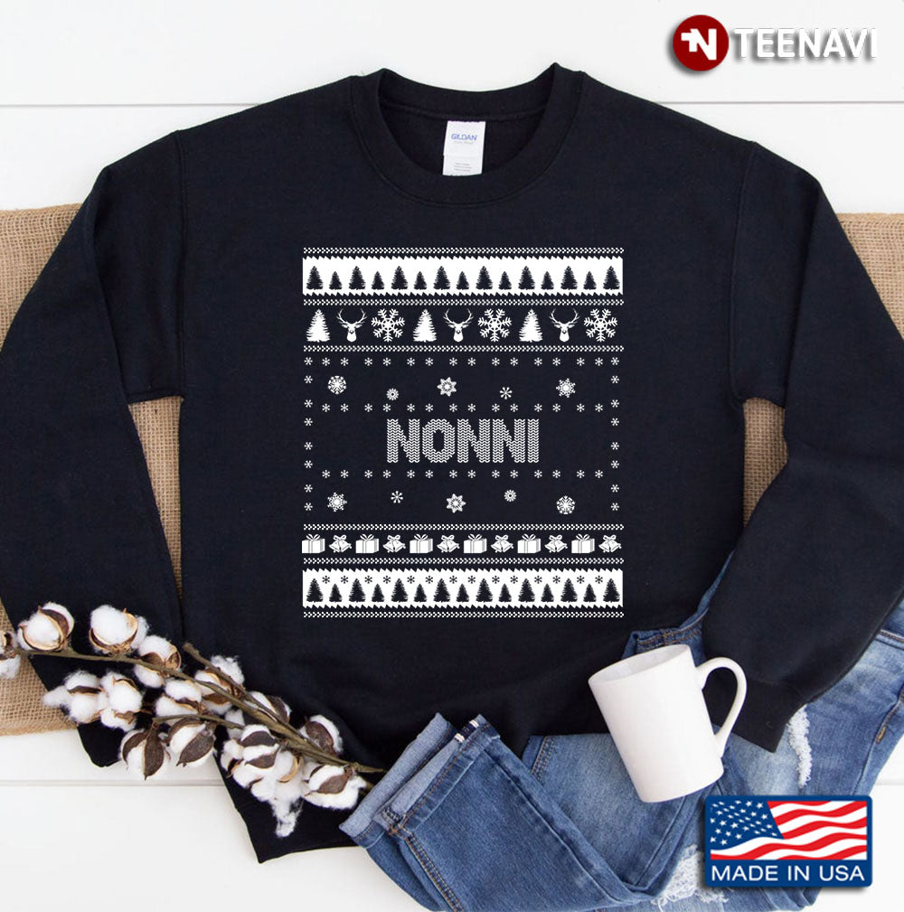 Great Nonni Ugly Sweater Sweatshirt