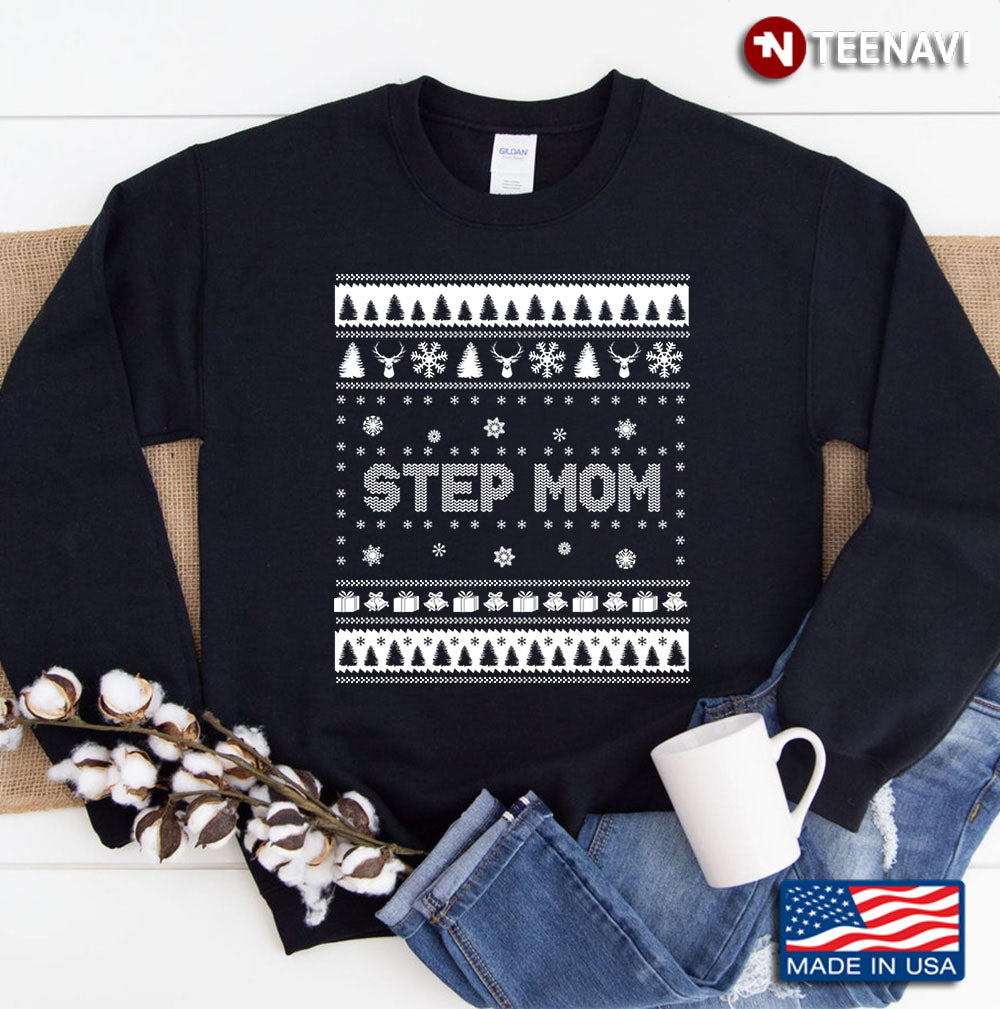Great Step Mom Ugly Sweater Sweatshirt