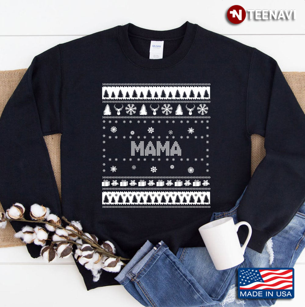 Great Mama Ugly Sweater Sweatshirt