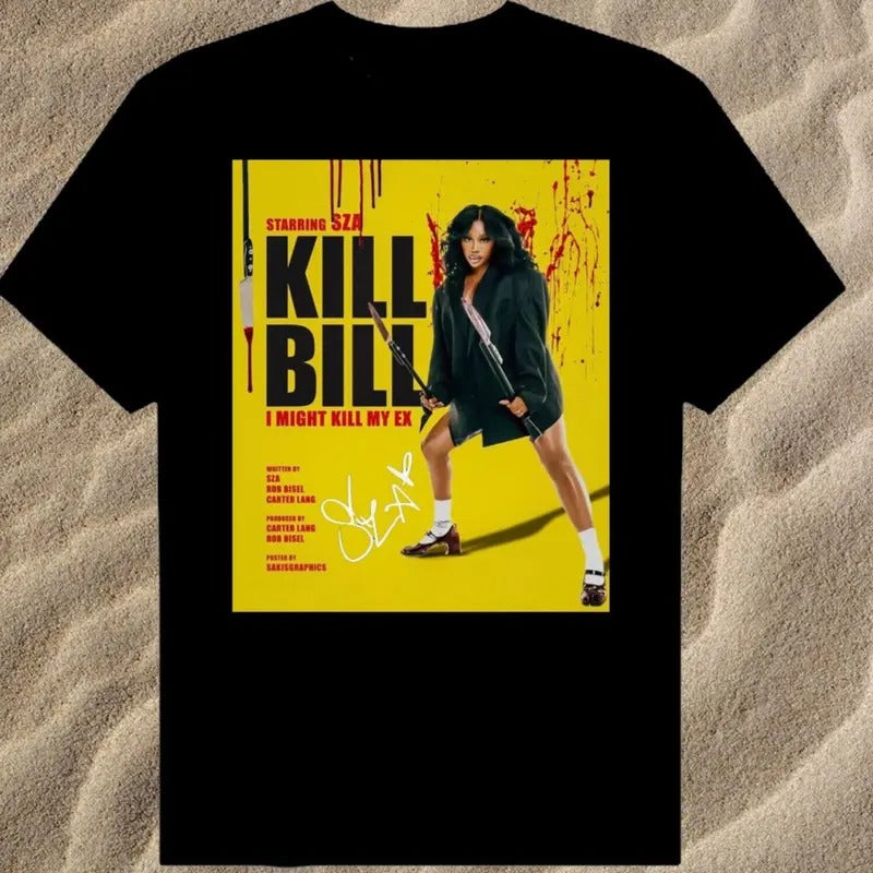 SZA Kill Bill SOS T-shirt Cotton For men Women All Size Menswear Top Hoodie, Sweatshirt | UrbanDripWear.com