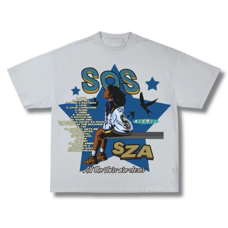 SZA Rap Graphics Tee, Sweatshirt, Hoodie Gift For Women Top Womenswear Underwear Humen Lady Comfort | UrbanDripWear.com
