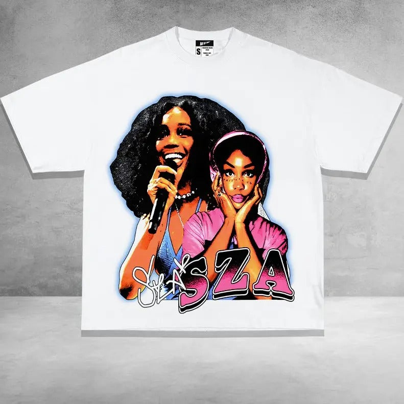 SZAA Music Gift For Fan Graphic T-shirt Hoodie, Sweatshirt | UrbanDripWear.com