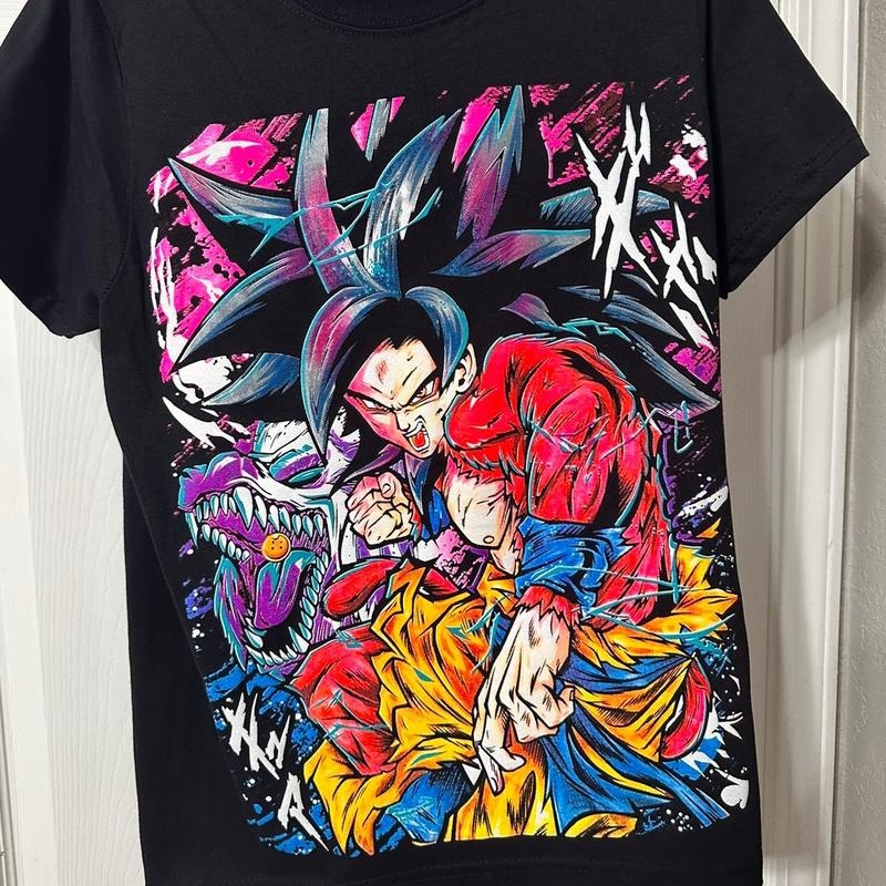 Súper Saiyan T-shirt Cotton Casual Black Hoodie, Sweatshirt | UrbanDripWear.com