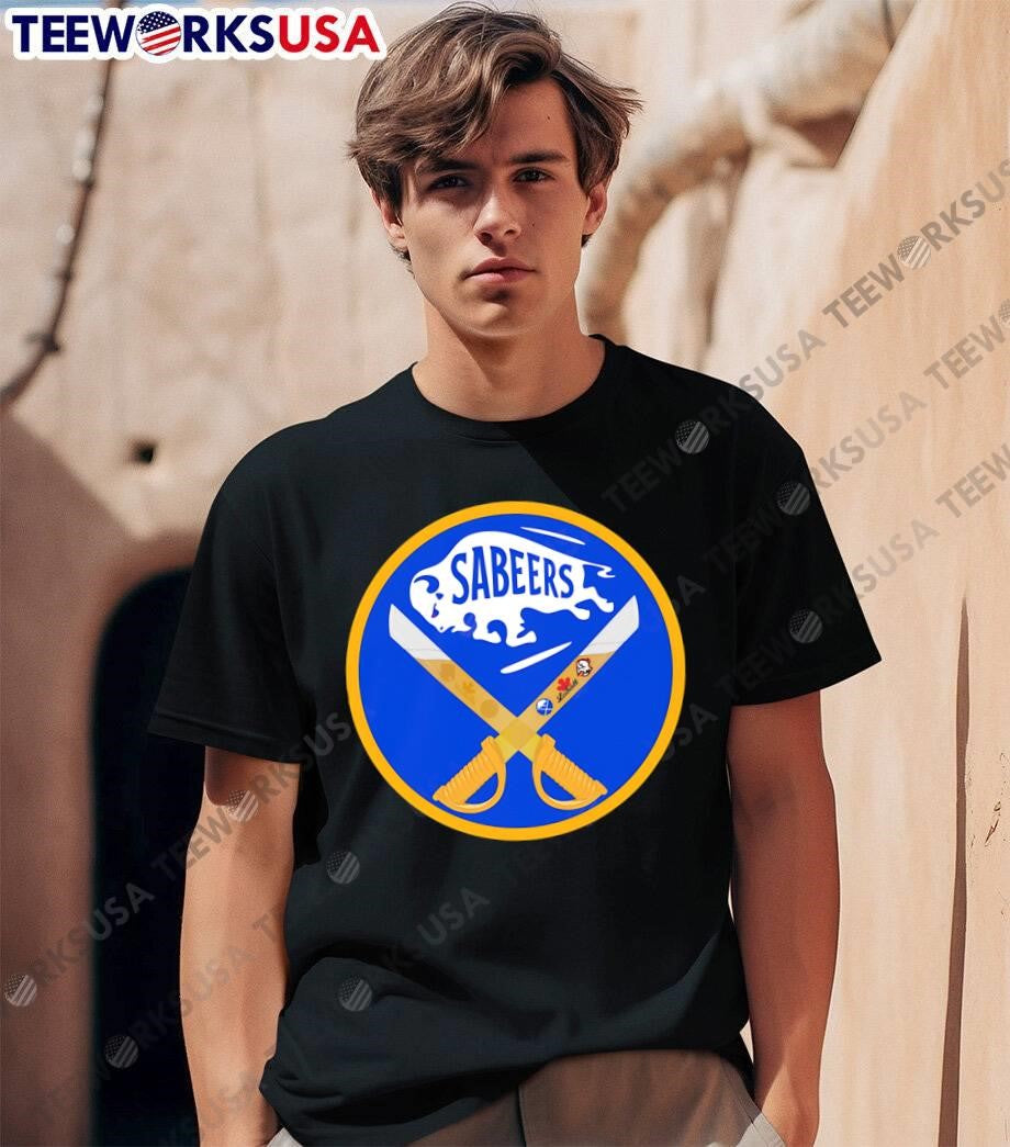 Sabeers Logo Buffalo Sabres Beer Themed Graphic shirt