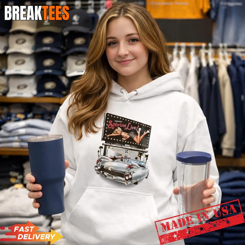 Sabrina Carpenter live Coachella 2026 headliner t-shirt