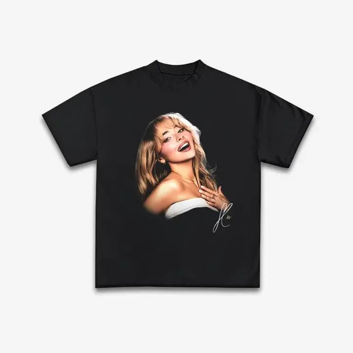 Sabrina Graphic Tee for Women - Summer Cotton T-shirt Hoodie, Sweatshirt | UrbanDripWear.com
