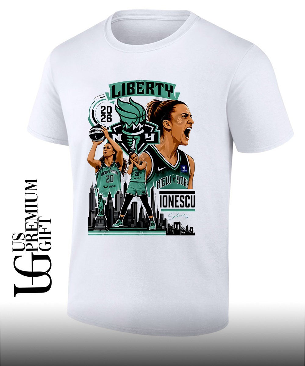 Sabrina Ionescu Clutch Triple Double Premium Contemporary New York Liberty WNBA 2026 shirt