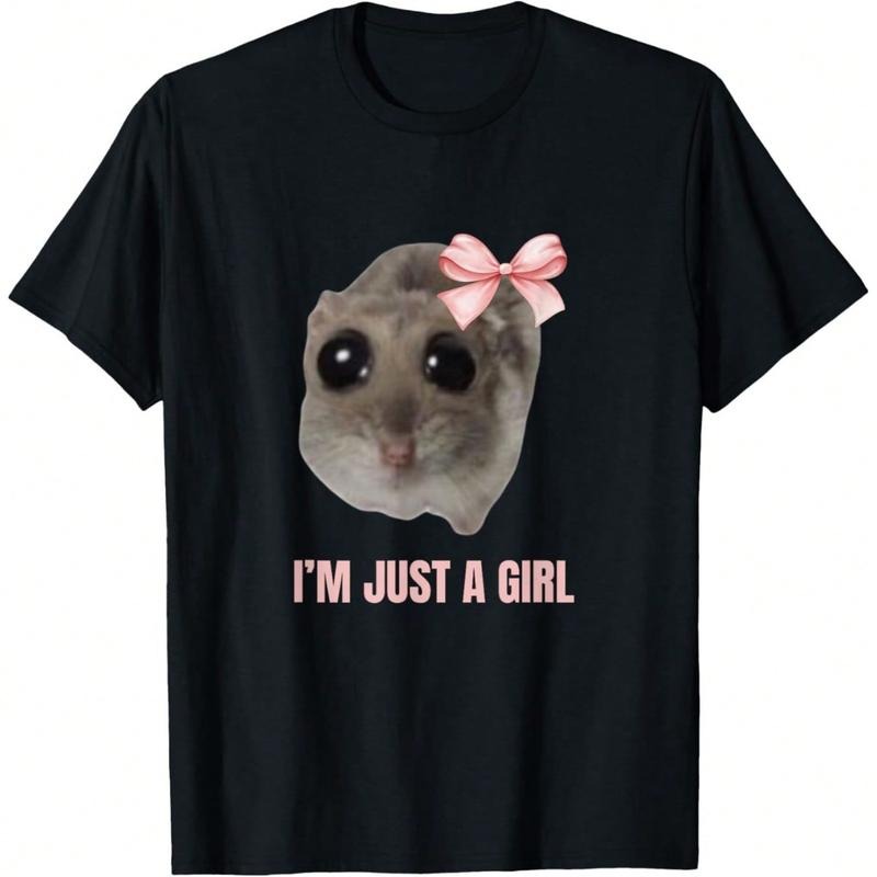 Sad Hamster Meme - I'm Just A Girl T-Shirt Hoodie, Sweatshirt | UrbanDripWear.com