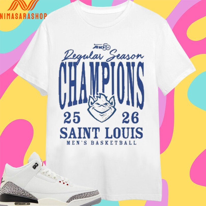 Saint Louis Men’s Basketball Atlantic 10 Regular Season Champions 25-26 Shirts