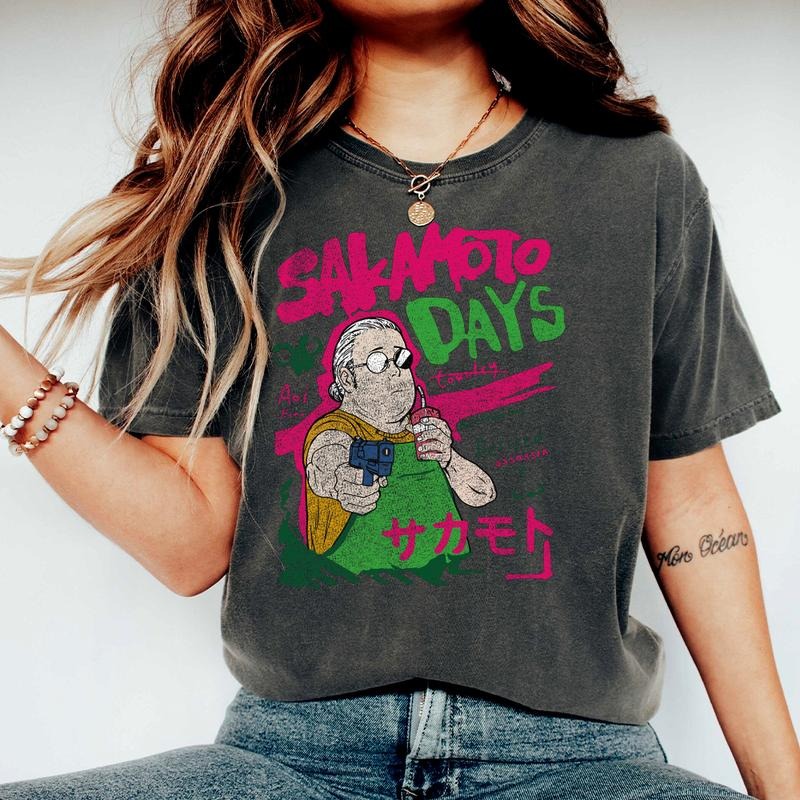 Sakamoto Days Shirt, Country Shirt Taro Sakamoto Unisex T-Shirt, Anime Sweatshirt coraline cat hoodie | UrbanDripWear.com