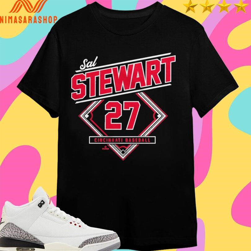 Sal Stewart 27 Cincinnati Baseball Classic Diamond Shirts