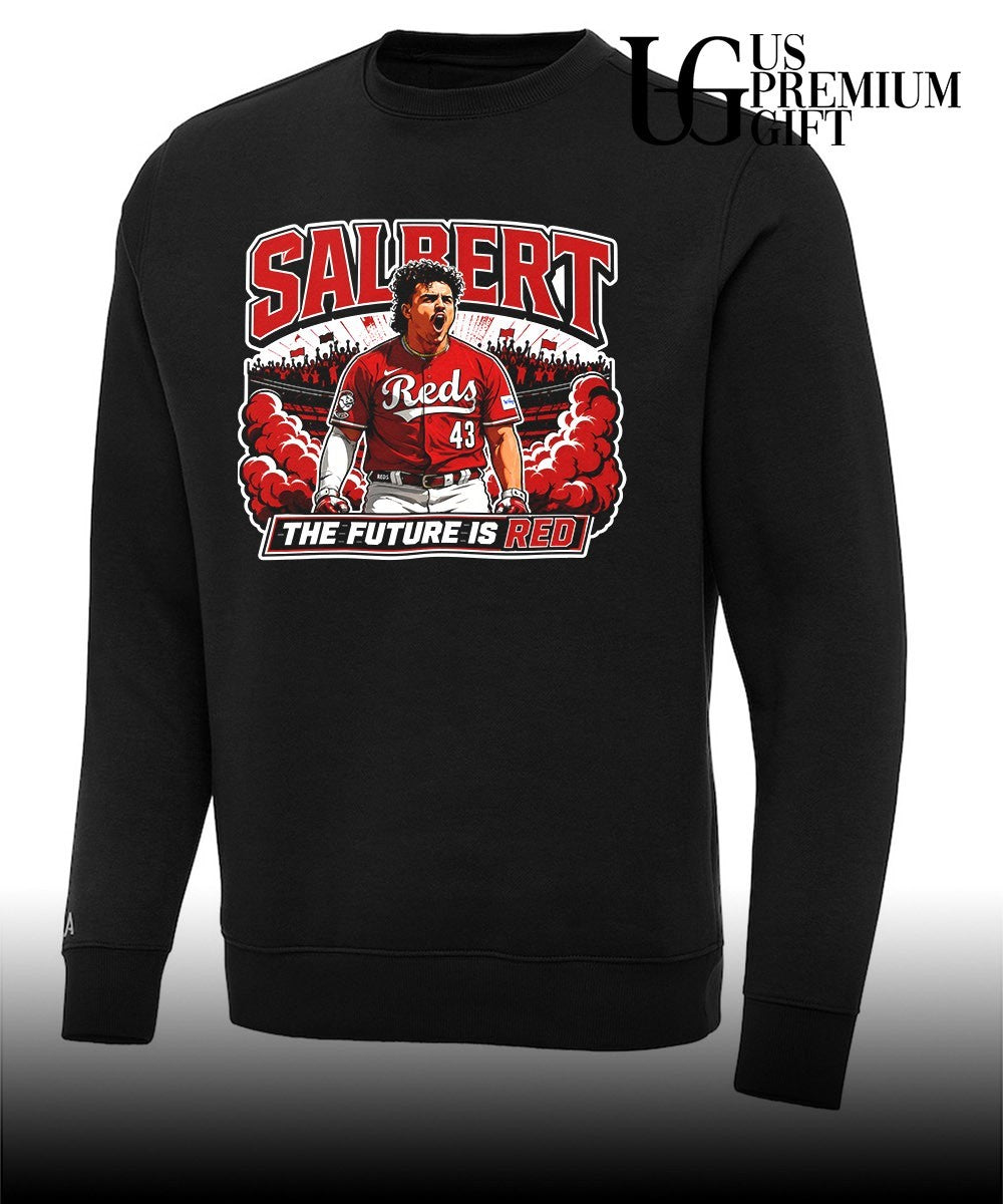 Sal Stewart The Future Is Red Cincinnati Reds baseball shirt