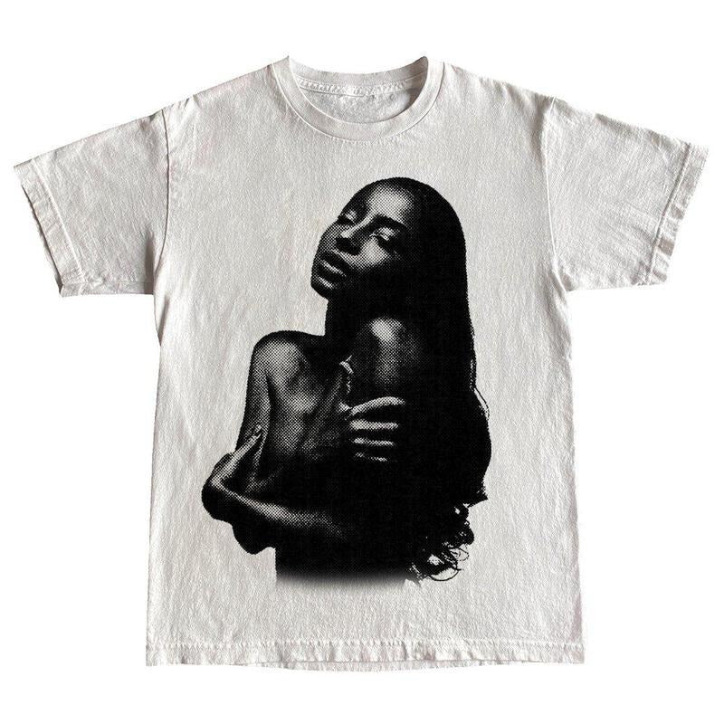 Sade White Graphic Tee, Gift For Fans Unisex Shirt_1 Hoodie, Sweatshirt | UrbanDripWear.com