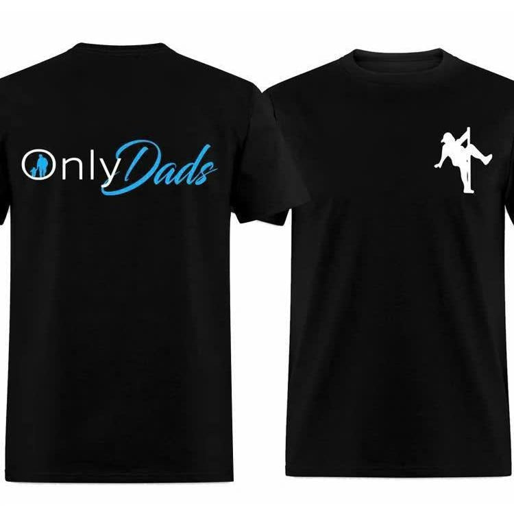 Onlydads T-shirt Black Menswear - Father's Day - Dad's Gift Hoodie, Sweatshirt | UrbanDripWear.com