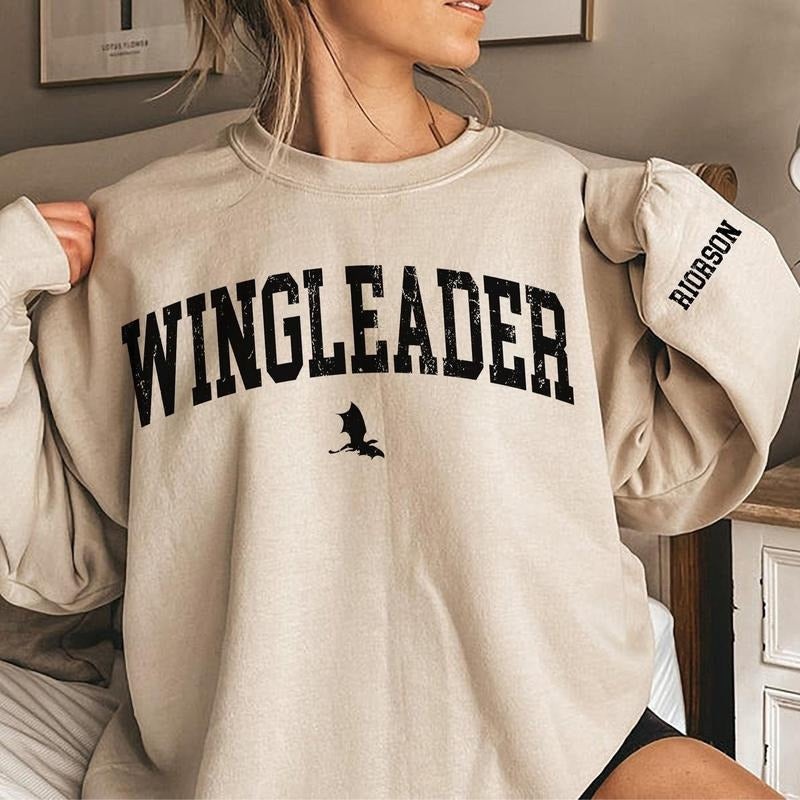 Sale Up To 70% - Xaden Riorson Wingleader sweatshirt, Bookish Sweatshirt, Violent Little Thing Sweatshirt, Xaden Riorson...