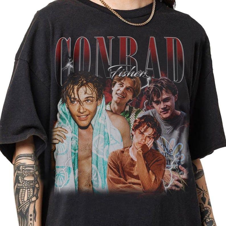 Comfort Colors Vintage 90s Bootleg Style Conrad Fisher T-Shirt, Retro Comfort Colors Conrad Fisher T-shirt, Gifts For Man...