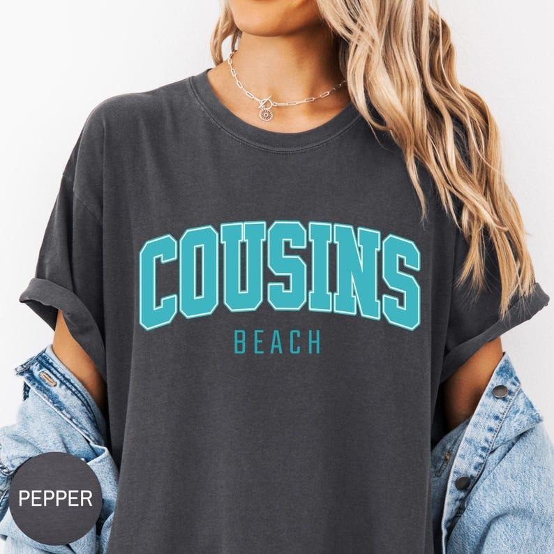 Cousins Beach Comfort Colors Shirt, Beach Trendy, Gift for Her, Book Lover Gift, Book Club Hoodie, Sweatshirt