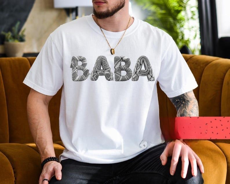 Baba Keffiyeh Shirt - Fathers Day Gift - Palestine Gift For Dad - COMFORT COLOR Hoodie, Sweatshirt | UrbanDripWear.com