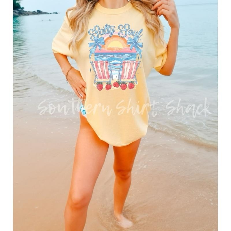 Salty Soul T shirt  | Banana comfort colors T shirt Hoodie, Sweatshirt | UrbanDripWear.com