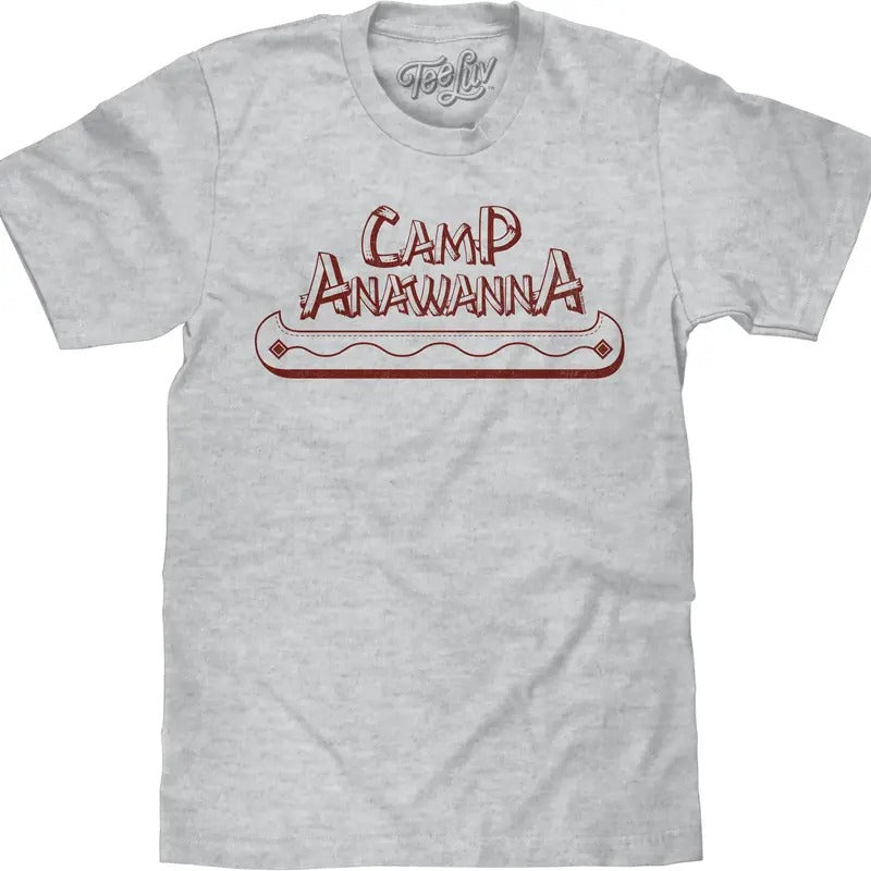 Salute Your Shorts Camp Anawanna Canoe T-Shirt - Athletic Gray Heather Hoodie, Sweatshirt | UrbanDripWear.com