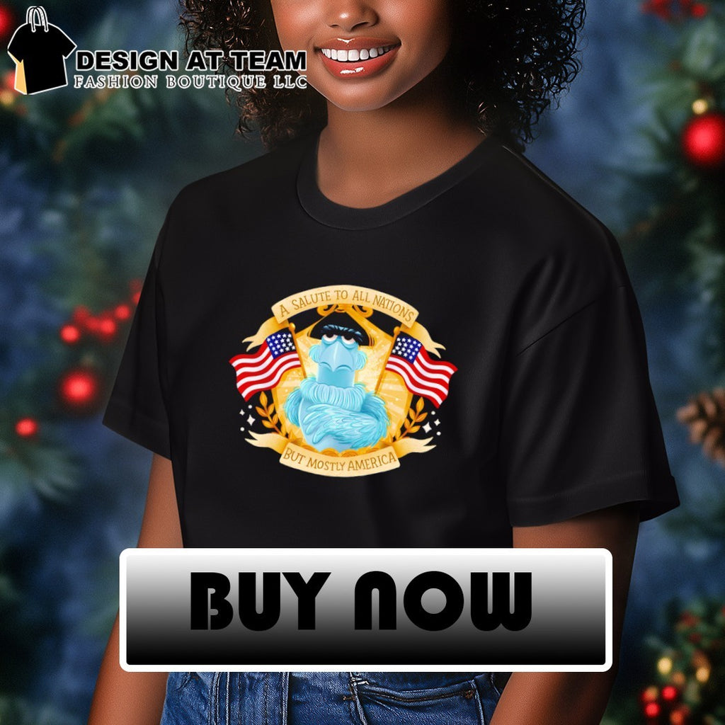 Sam The Eagle The Muppets a Salute to All Nations But Mostly American flag 2026 shirt