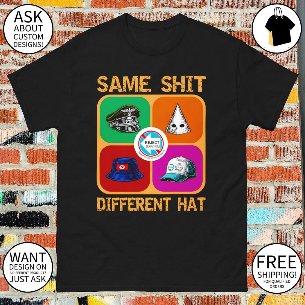 Same Shit Different Hat Anti Reform Political Protest 2026 shirt
