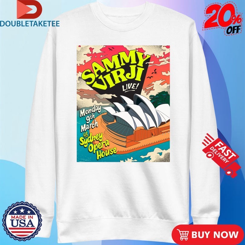 Sammy Virji Sydney Opera House March 9 2026 Shirts