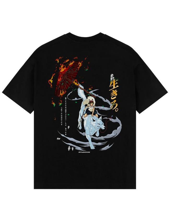 San - Princess Mononoke Oversize T-Shirt T-shirt Hoodies & Sweatshirts | UrbanDripWear.com
