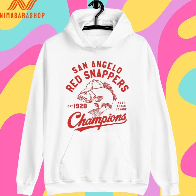 San Angelo Red Snappers Champions Est 1928 West Texas League Shirts