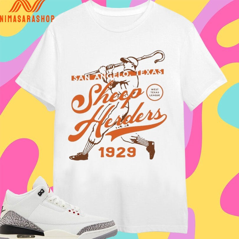 San Angelo Texas Sheep Herders 1929 West Texas League Shirts