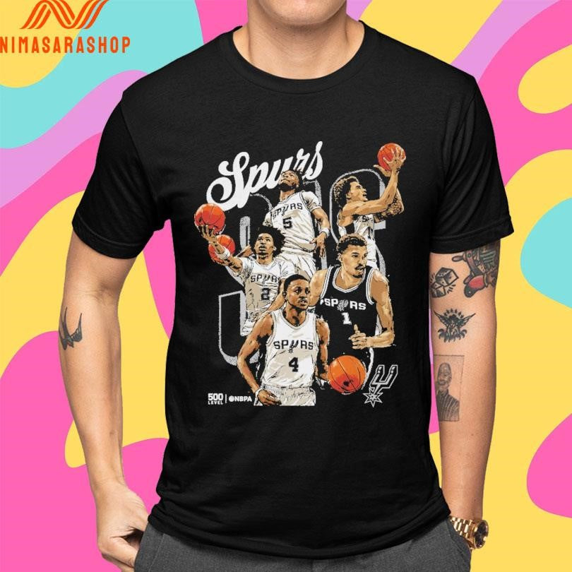 San Antonio Spurs 2026 Starting 5 Shirts