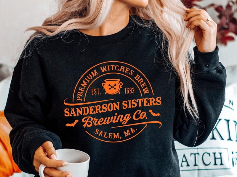Sanderson Sister Brewing Co Crewneck Sweatshirt, Hoodie, T-shirt | UrbanDripWear.com