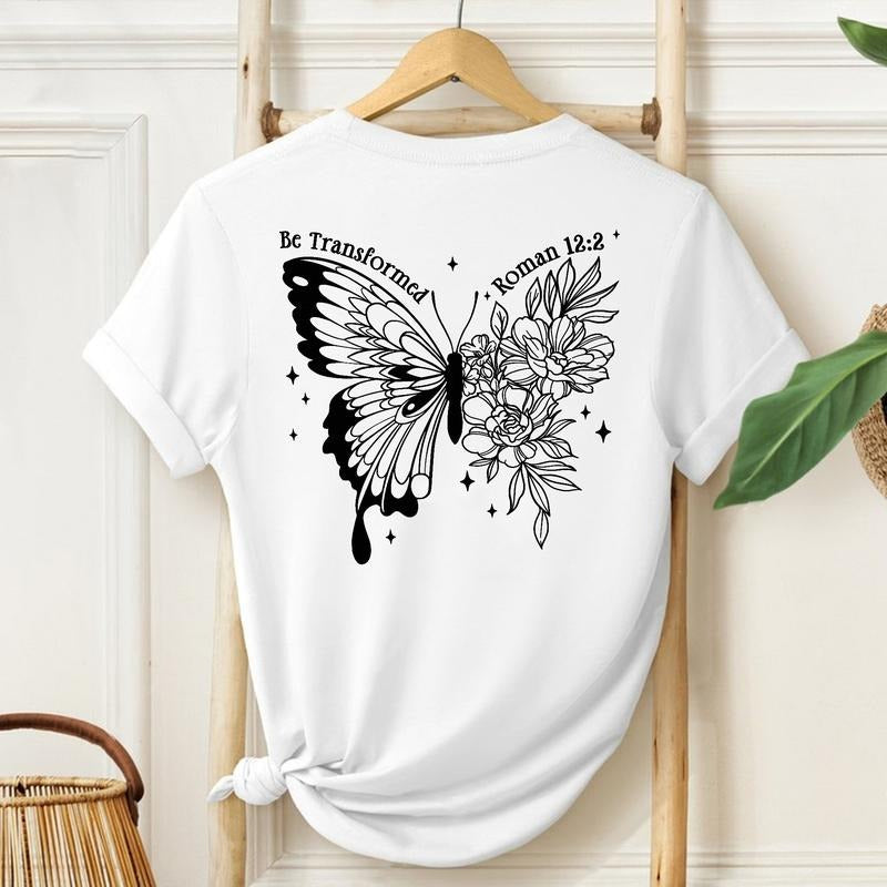 Sandjest Christian T-Shirt Be Transformed Gift for Christians Jesus Lover Bible Lovers Hoodie, Sweatshirt | UrbanDripWear.com