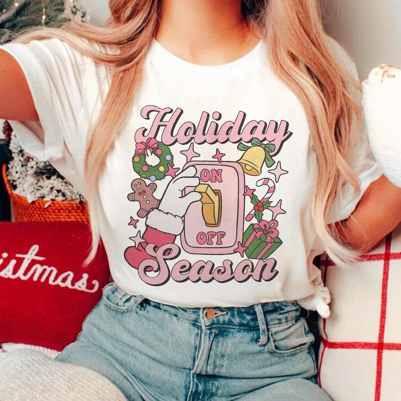 Sandjest Christmas Shirt Holiday Season On Gift for Her Women Girl Friends Hoodie, Sweatshirt | UrbanDripWear.com
