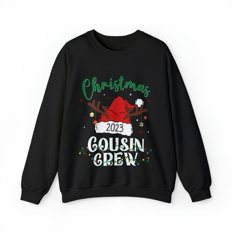 Sandjest Christmas Sweatshirt Cousin Crew Gift for Women Girl Friend T-Shirts, Hoodie | UrbanDripWear.com