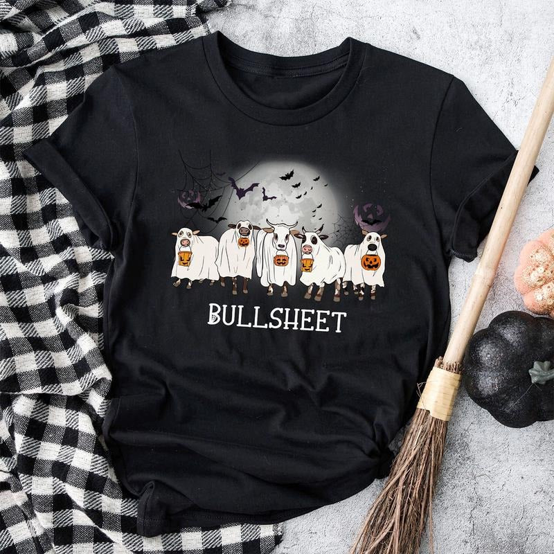 Sandjest Funny Shirt Bullsheet Gift for Cowboy Cowgirl Women Men T-shirt Halloween Gift Hoodie, Sweatshirt