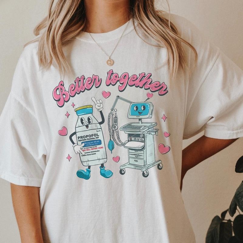 Sandjest Funny T-shirt for ICU Nurse Valentine Tee Gift for Couple Girlfriend Wife Hoodie, Sweatshirt | UrbanDripWear.com