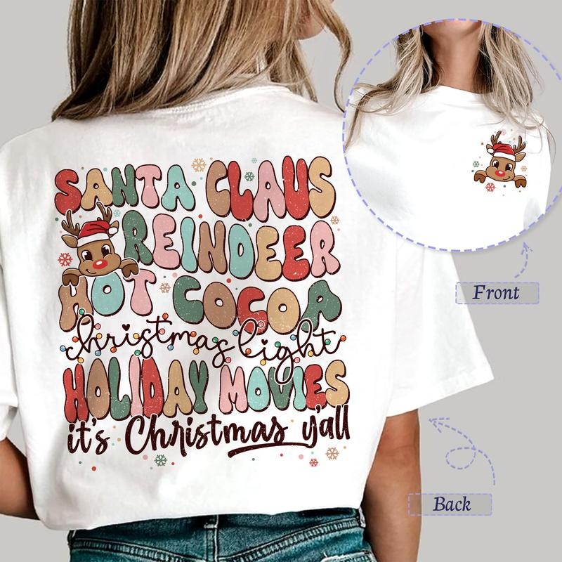 Sandjest Retro Christmas Vibes Shirt Family Christmas Outfit Groovy Christmas Apparel Girl Christmas Shirt Xmas Graphic...