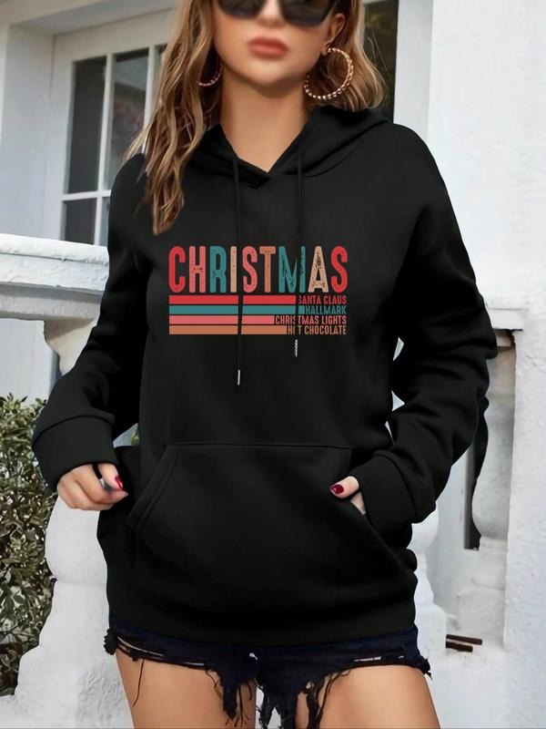 Santa Claus Hoodie, Hallmark Sweatshirt, Loose-Fit Korean Style, Thick Fabric, Fall & Winter Wear, Perfect Christmas Gift...