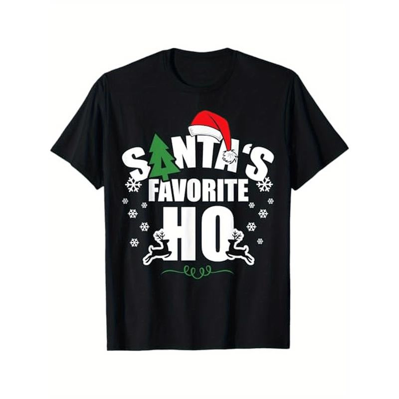 Santa's favorite Ho Christmas funny saying men women boys T-Shirt made in usa Hoodie, Sweatshirt | UrbanDripWear.com