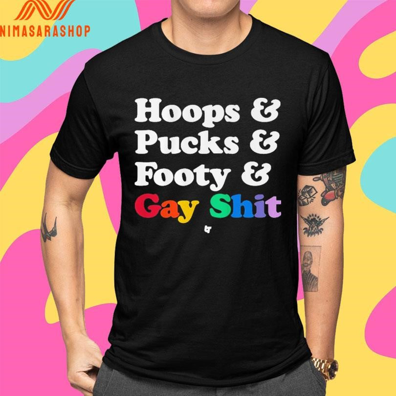 Sarah Spain Hoops And Pucks And Footy And Gay Shit Shirts