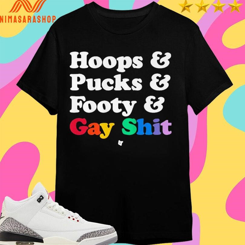 Sarah Spain Hoops And Pucks And Footy And Gay Shit Shirts