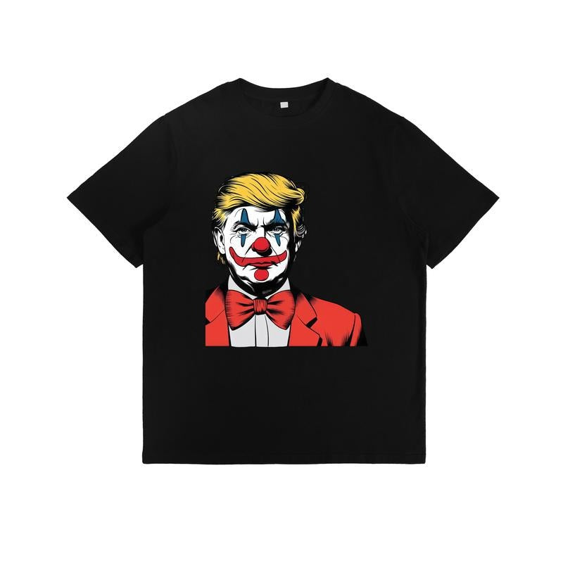 Satirical T - Shirt with Clown - Themed Portrait Graphic Hoodie, Sweatshirt | UrbanDripWear.com
