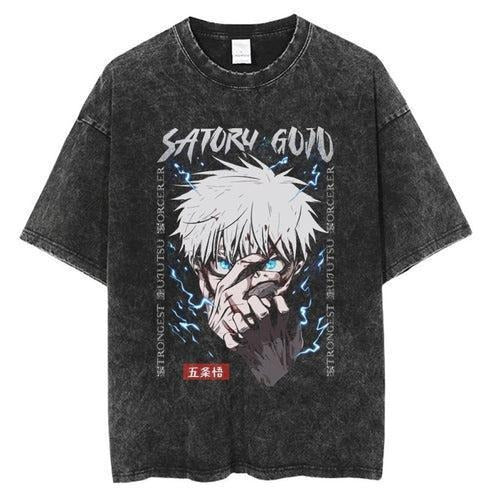 Satoru Gojo Anime Jujutsu Kaisen New Design Tshirt Menswear Top Underwear Streetwear Hoodie, Sweatshirt | UrbanDripWear.com