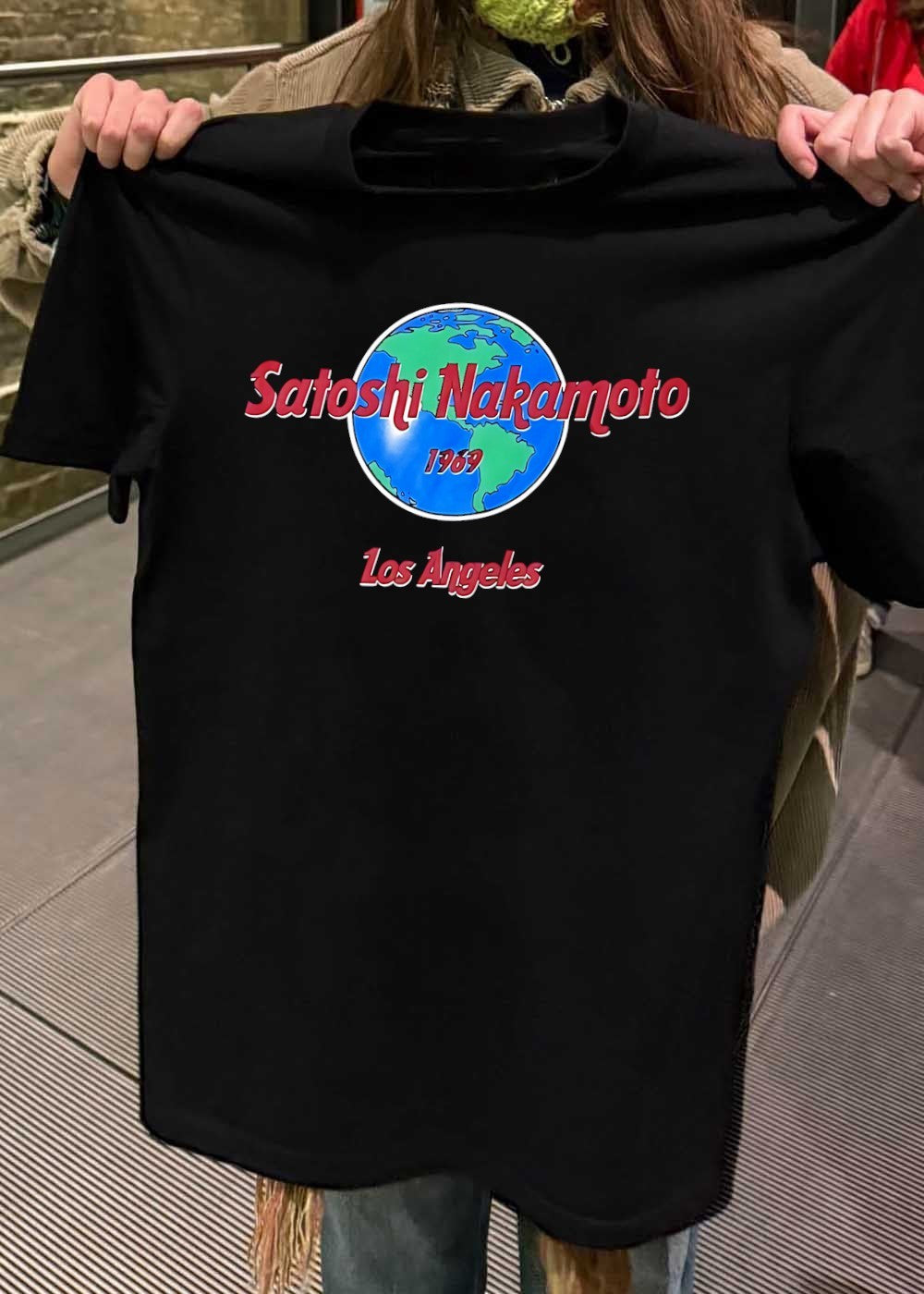 Satoshi Nakamoto 1969 Los Angeles T-Shirt