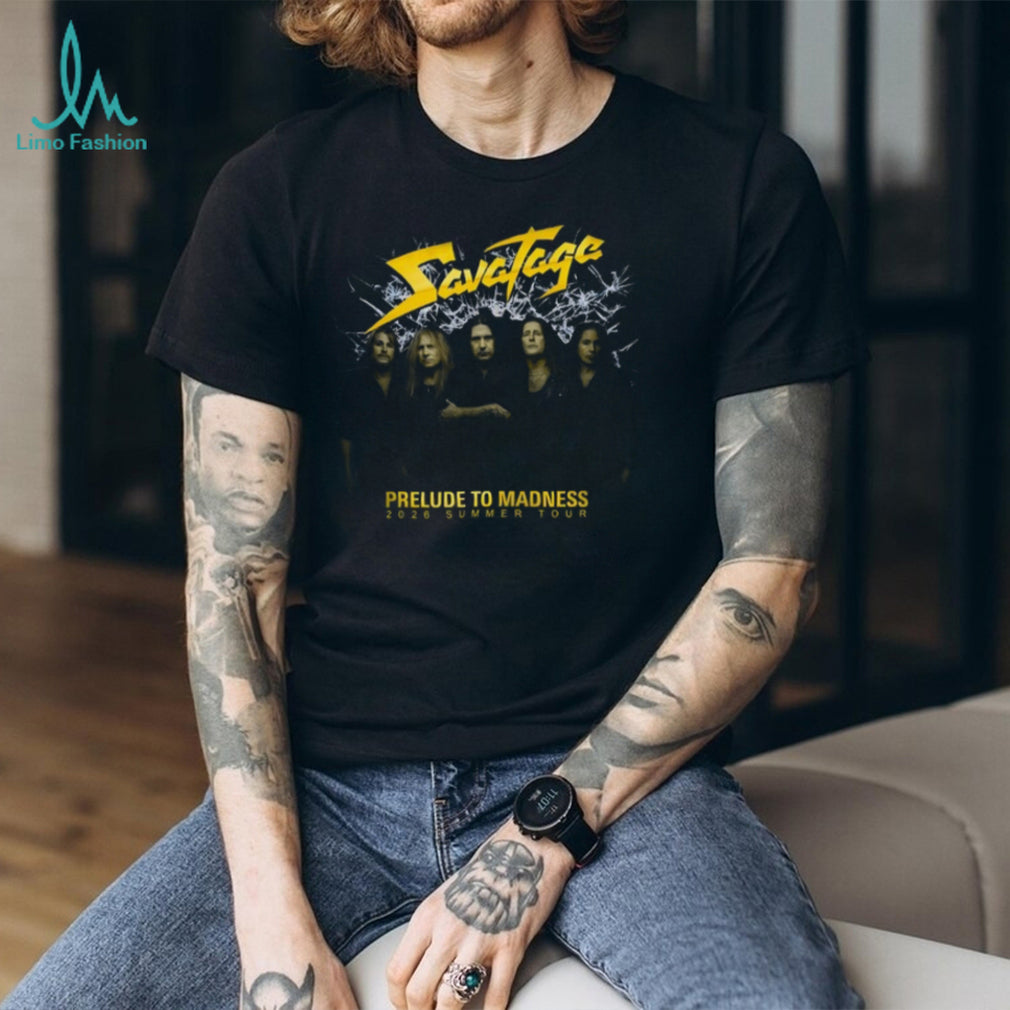 Savatage Prelude To Madness 2026 Summer Tour Photo T Shirt