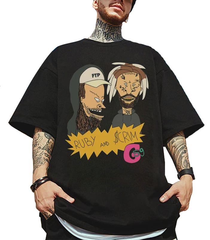 Sboi Ruby And Scrim Beavis And ButtHead T-Shirt Hoodie, Sweatshirt | UrbanDripWear.com