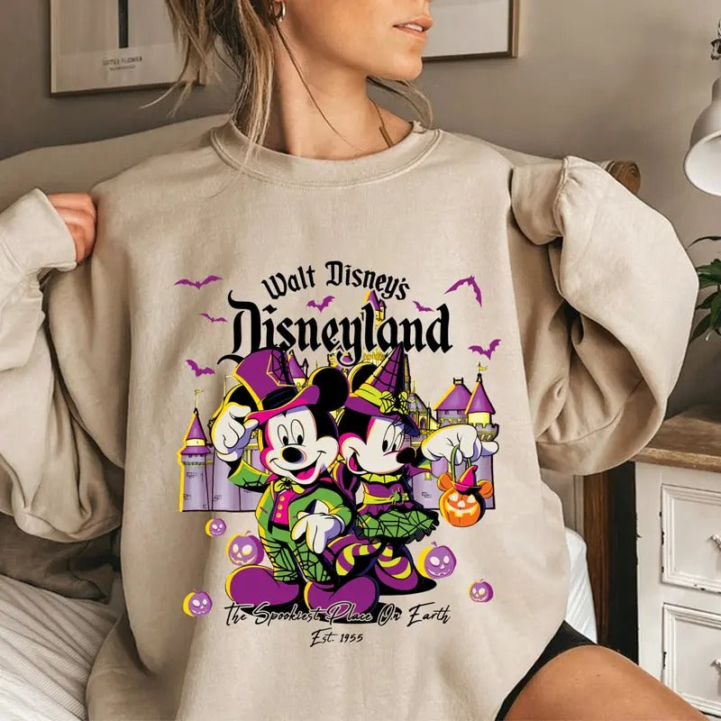 Scary Castle Retro Shirt, The Spookiest Plau On Earth EST 1955 Tee, Vintage Halloween Shirt, Trick Or Treat Shirt Hoodie,...